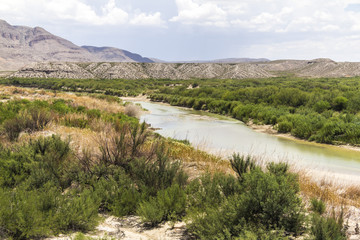 Rio Grande natural border, Texas
