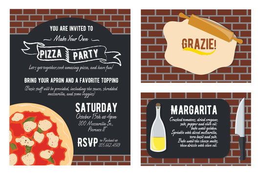 Pizza Party Creat Your Own Pizza Game Game Template Pizza -  Portugal