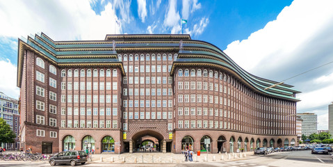 Famous Chilehaus (Chile House) in Hamburg, Germany