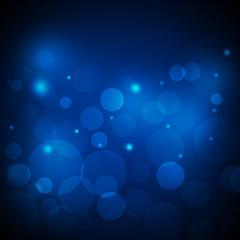 Shining bokeh illustration.