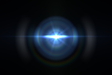 Lens flare effect