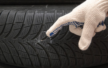 nail in tyre