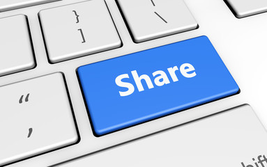 Share Sign On Computer Key