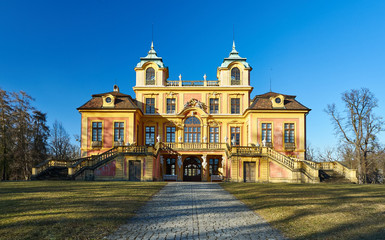 Fototapeta na wymiar Schloss Favorite in Ludwigsburg