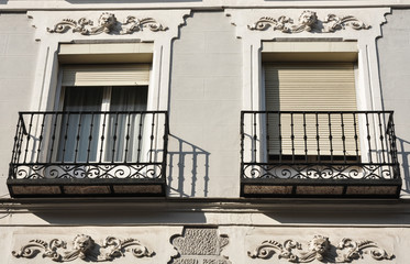 Balcones madrileños con estilo, Madrid, España