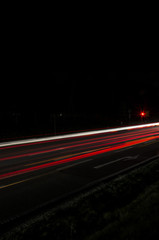 Straße Lichter Langzeitbelichtung