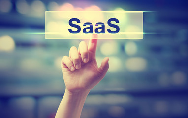 SaaS - Software as a Service concept