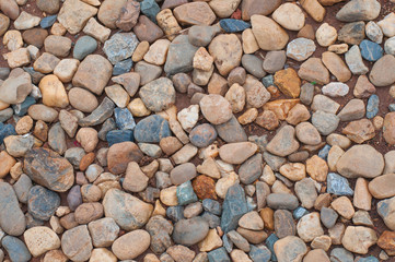 pebbles laying on the ground