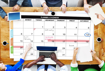 Calender Planner Organization Management Remind Concept