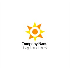 Sun logo icon Vector