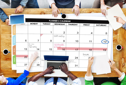 Calender Planner Organization Management Remind Concept