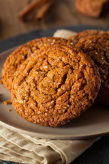 Warm Homemade Gingersnap Cookies
