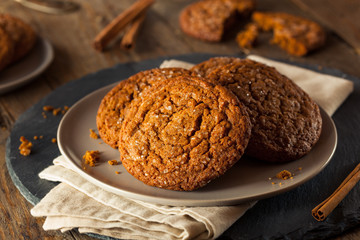 Warm Homemade Gingersnap Cookies