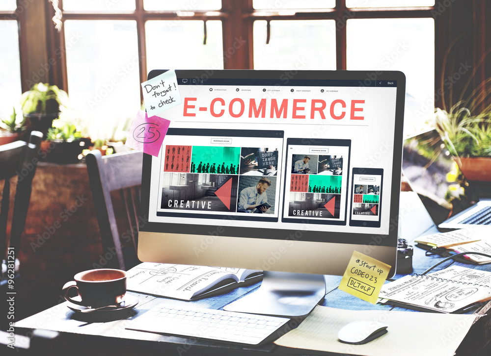 Canvas Prints e-business e-commrce business responsive design concept