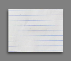 Torn pieces of paper