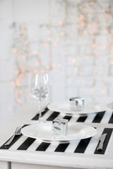 Beautiful Christmas table setting