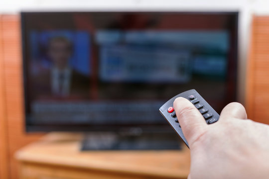 turn off News on TV channel by remote control
