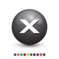 letter 3d circle logo icon