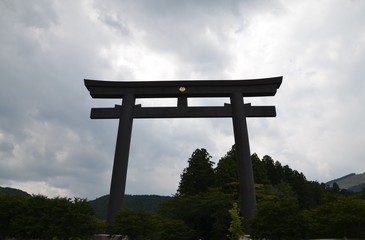 初詣　新年　参拝　熊野