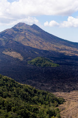 Fototapeta na wymiar Batur volcano and Agung mountain, Bali