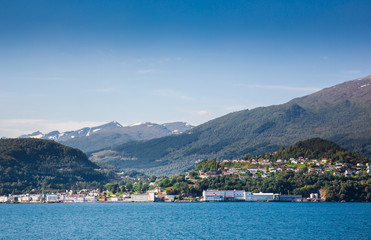 Fototapeta na wymiar Beautiful fjords of Norway