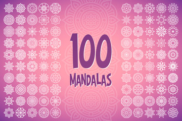 Mandala in ethnic style