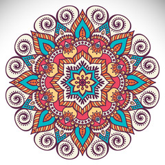 Mandala in ethnic style