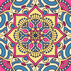 Mandala in ethnic style
