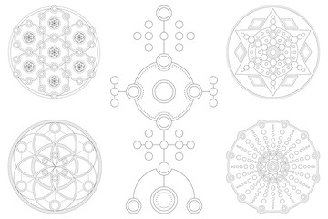 Mandala in ethnic style