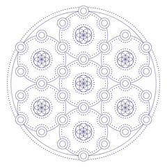 Mandala in ethnic style