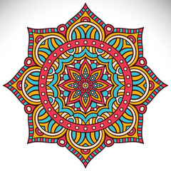 Mandala in ethnic style