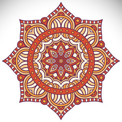 Mandala in ethnic style
