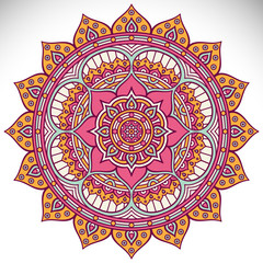 Mandala in ethnic style
