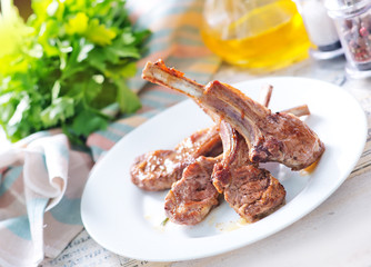 fried chop meat