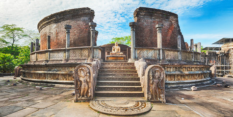 The Polonnaruwa Vatadage. Panorama