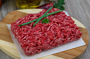 Minced beef meat