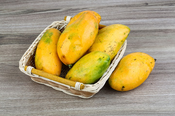 Ripe yellow mango