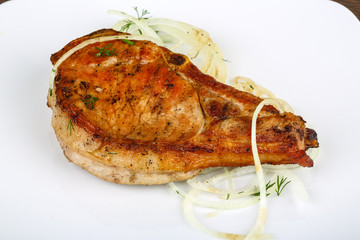 Grilled pork