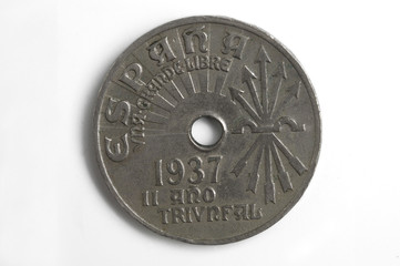 Con of Spain , 25 cents