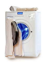 Washing machine and towels