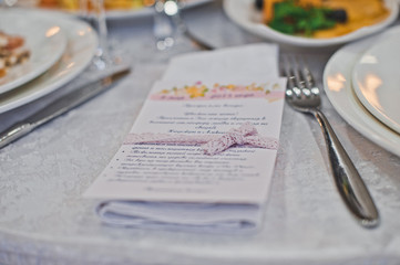 Holiday table with food 4148.