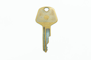 Key isolate on white background