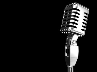 retro microphone