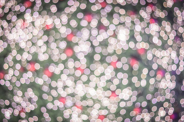 Christmas background with Defocused ligths