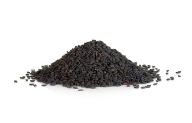 Sesame seeds isolated on white background