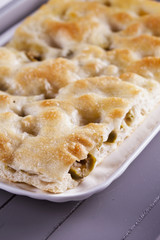 Focaccia with olives