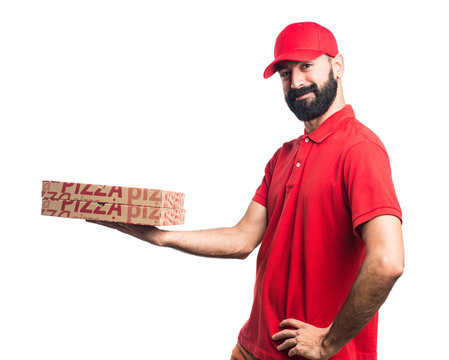 Modern pizza delivery technology and service