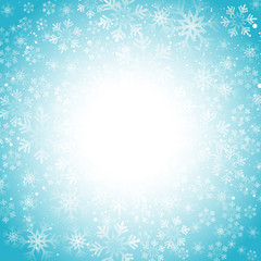 Fototapeta na wymiar Christmas snowflakes background