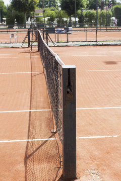 Tennis Red Clay Field