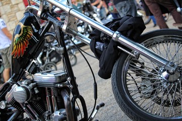 Obraz premium American Cars and Bikes